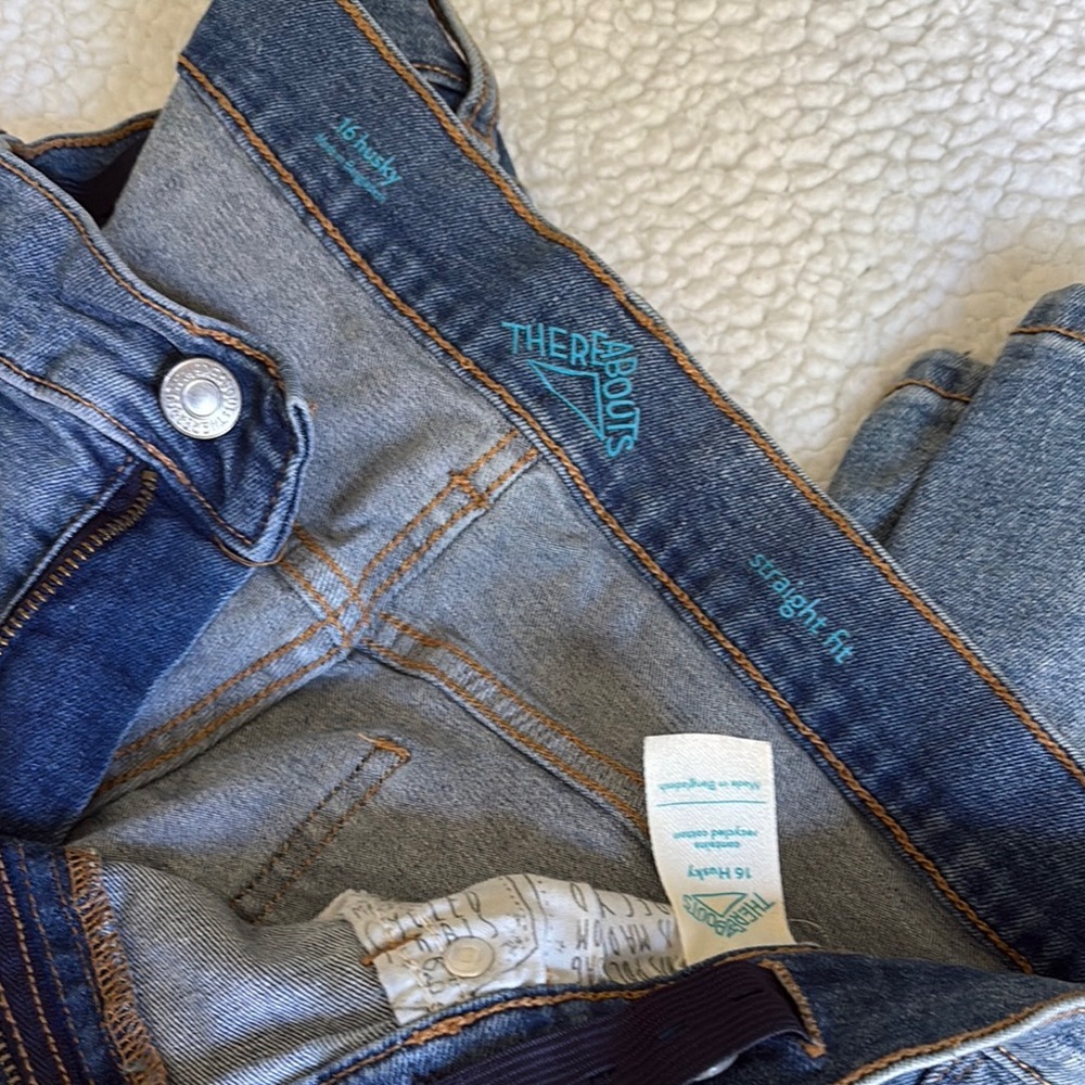 Women's Straight Leg Blue Jeans